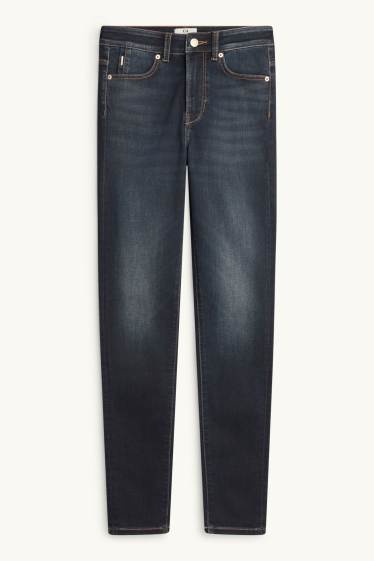 Damen - Skinny Jeans - Mid Waist - Shaping Jeans - LYCRA® ADAPTIV Fiber - jeansblau