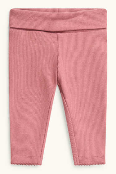 Neonate - Completo per neonate - 3 pezzi - rosa / beige