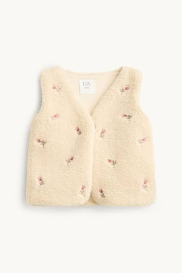 Neonate - Completo per neonate - 3 pezzi - rosa / beige
