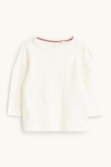 Neonate - Completo per neonate - 3 pezzi - rosa / beige