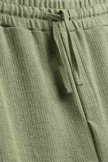 Men - Sweat shorts - light green