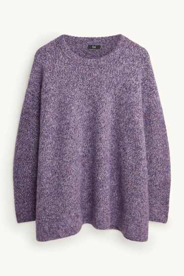 Femei - Pulover - violet deschis
