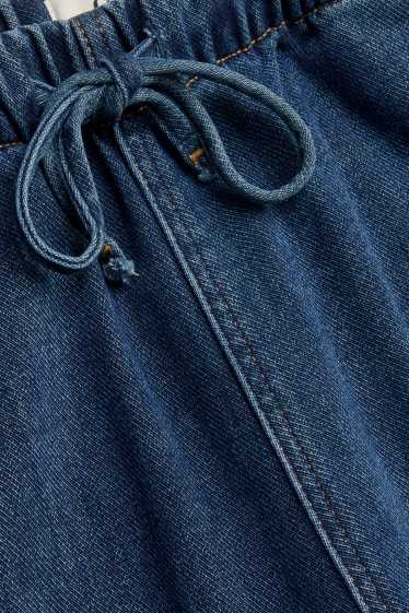 Femei - Barrel jeans - denim-albastru