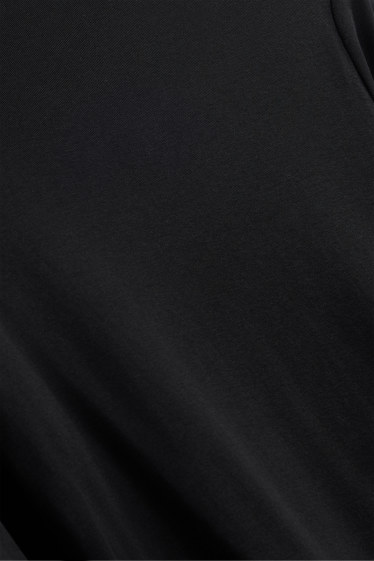 Women - Long sleeve top - slim fit - black