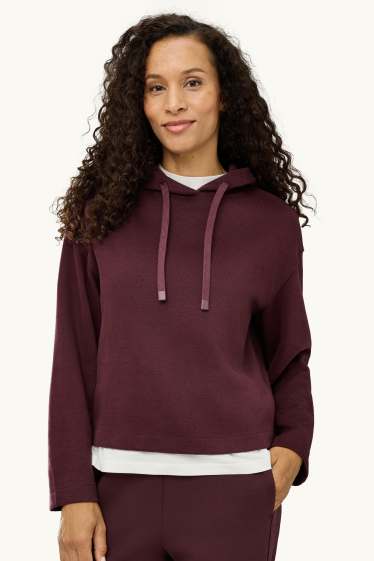 Women - Hoodie - bordeaux