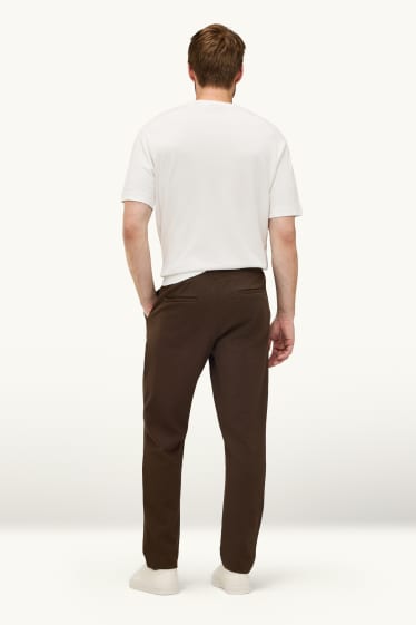 Hommes - Bas de jogging - marron foncé
