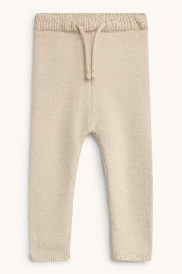 Bébés filles - Leggings chauds bébé - beige clair