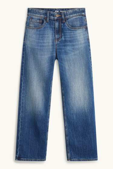 Kinder Buben - Relaxed Jeans - Thermojeans - jeansblau