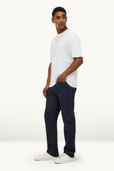 Heren - Straight jeans - jeansdonkerblauw