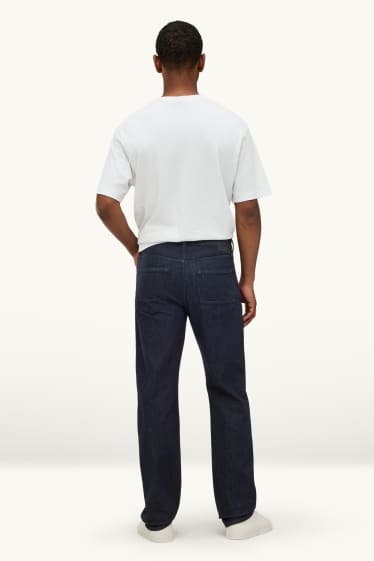 Heren - Straight jeans - jeansdonkerblauw