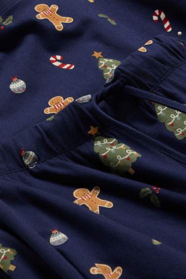Dona - Mini Me - pijama nadalenc per a dona - blau fosc