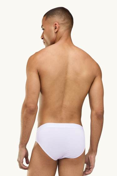 Herren - Multipack 3er - Slip - weiss