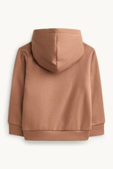 Enfants garçons - Cars - sweat à capuche de Noël - Cacao
