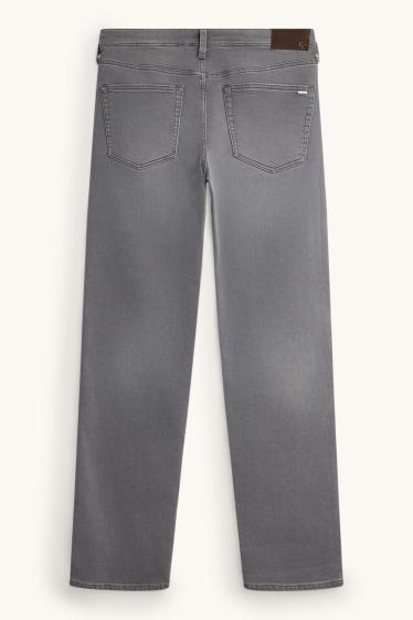 Hommes - Straight jean - jean chaud - jean gris foncé