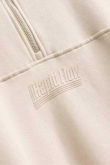 Uomo - Felpa oversize - beige chiaro