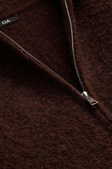 Women - Cardigan - dark brown