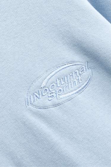 Herren - Oversized-Hoodie - hellblau
