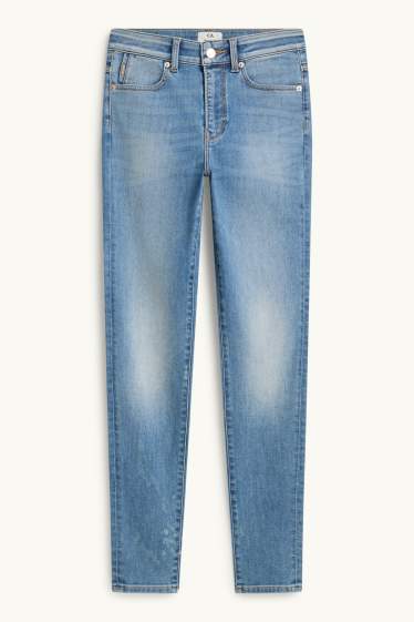 Femmes - Skinny jean - mid waist - jean galbant - LYCRA® ADAPTIV Fiber - jean bleu