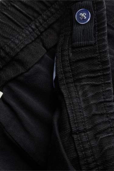 Copii - Băieți - Cargo jeans - jeans termoizolanți - negru