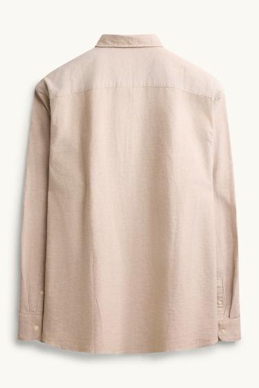 Hommes - Chemise - beige
