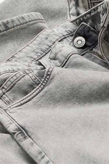 Nen - Estrella - barrel jeans - texà gris