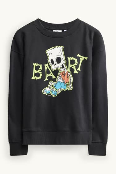 Children Boys - Halloween - The Simpsons - sweatshirt - black
