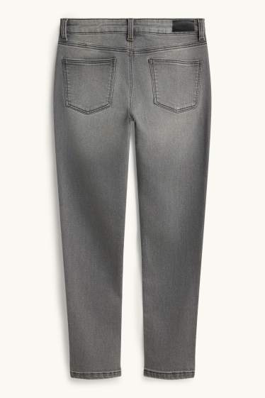 Děti - dívky - Skinny jeans - termo džíny - džíny - šedé