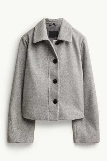 Women - Jacket - gray-melange