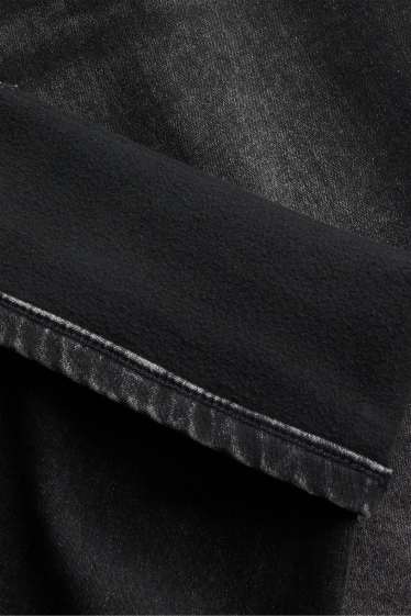 Hommes - Straight jean - jean chaud - LYCRA ® - jean gris foncé