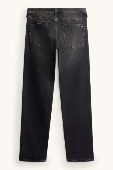 Hommes - Straight jean - jean chaud - LYCRA ® - jean gris foncé