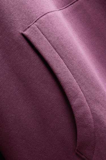 Hommes - Sweat à capuche - violet