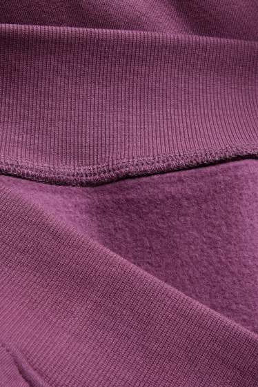 Hommes - Sweat à capuche - violet