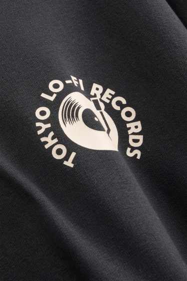 Men - Oversized hoodie - black