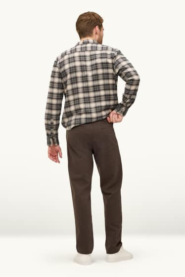 Herren - Chino - Regular Fit - dunkelbraun