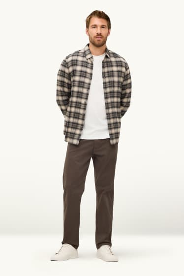 Herren - Chino - Regular Fit - dunkelbraun