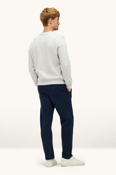 Heren - Joggingbroek - donkerblauw