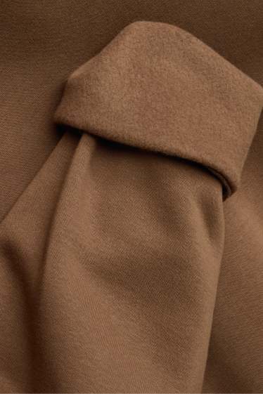 Hommes - Sweat à capuche - marron