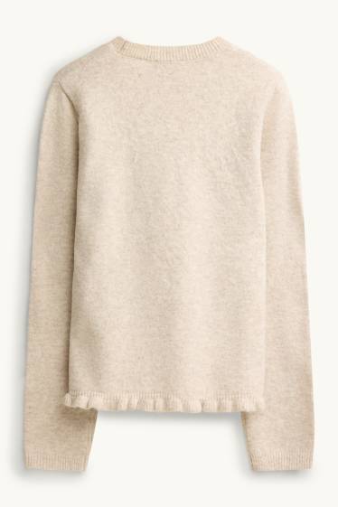 Women - Jumper - light beige