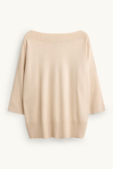 Femmes - Pull - beige clair