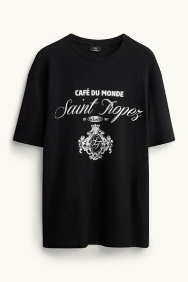 Uomo - T-shirt - nero
