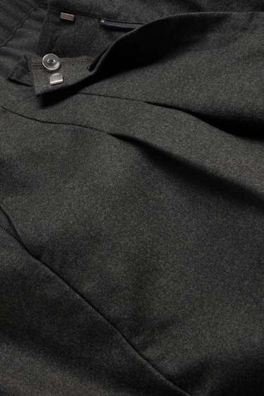 Femmes - Jupe-culotte en flanelle - mid waist - wide leg - gris anthracite