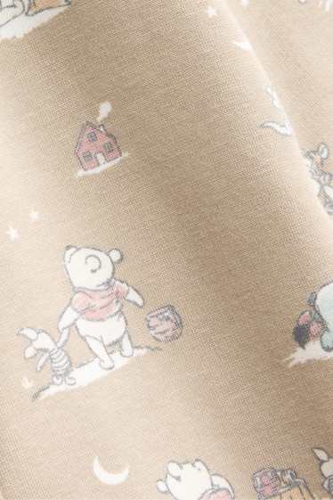 Unisexe - Winnie l’ourson - pyjama pour bébé - doublure en peluche - beige