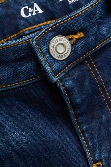 Děti - dívky - Skinny jeans - termo džíny - džíny - modré