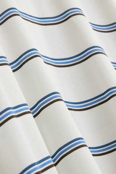 Bărbați - Tricou - alb / albastru
