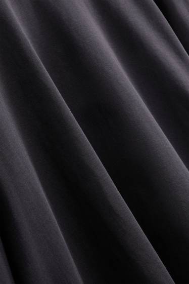 Bărbați - Tricou cu mânecă lungă - relaxed fit - negru