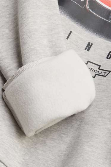 Herren - Sweatshirt - Relaxed Fit - Chevrolet - hellgrau-melange