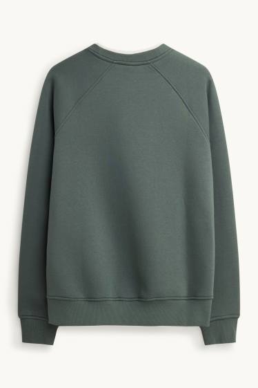Heren - Sweatshirt - donkergroen