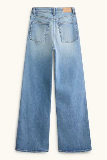 Femmes - Wide leg jean - high waist - LYCRA® ADAPTIV Fiber - jean bleu