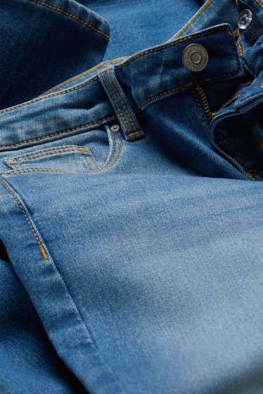 Kinder Mädchen - Skinny Jeans - Thermojeans - jeansblau