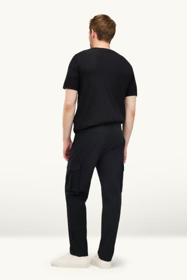 Hommes - Pantalon cargo - noir
